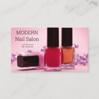 Tarjeta De Visita Nail Technician Nail Poland Business Card