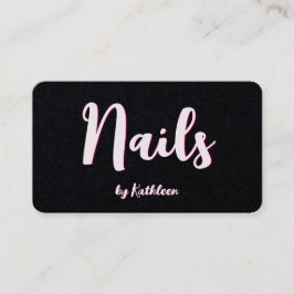 Tarjeta De Visita Nail Technician Premium