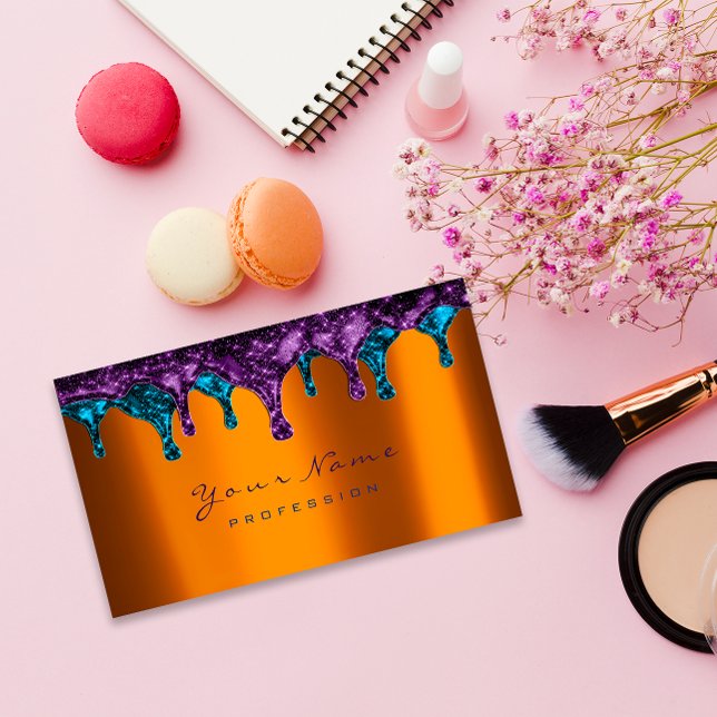 Tarjeta De Visita Nails Epilation Depilation Violet Bronze Honey (Nails Wax Epilation Depilation Violet Bronze Honey Business Card)