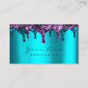 Tarjeta De Visita Nails Epilation Navy Purple BluTeal