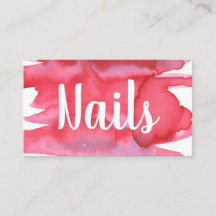 Nails Nail Technician Watercolor 