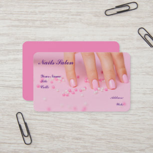 TARJETA DE VISITA NAILS SALON