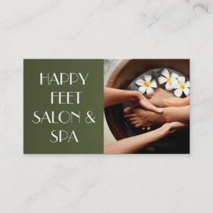 Tarjeta De Visita Nails Salon Manicure Pedicure Beauty Spa