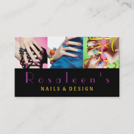 Tarjeta De Visita Nails, Salon, Spa, Beauty Business Card
