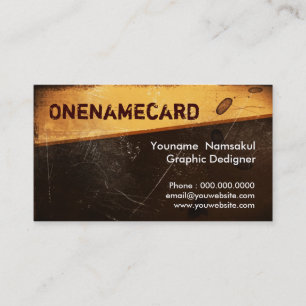 Tarjeta De Visita namecard-008/papel viejo del grunge