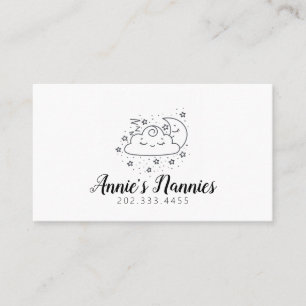 Tarjeta De Visita Nannies Daycare Niñera