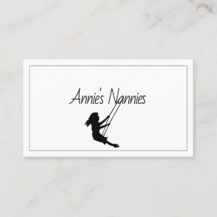 Tarjeta De Visita Nannies Nanny Babysee Child Care Company