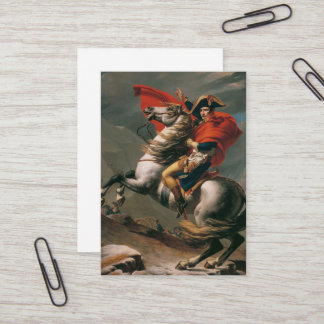 Tarjeta De Visita Napoleón con caballo, Paso de San Bernardo