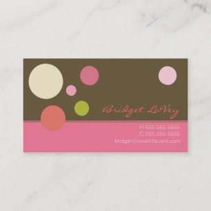 Tarjeta de visita napolitana de los lunares