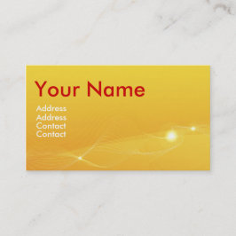 Tarjeta De Visita Naranja