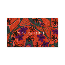 Naranja artístico personal creativo floral Neuro G