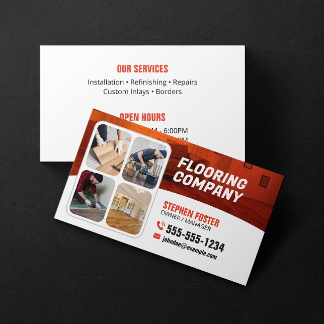 Tarjeta De Visita Naranja de la tela del suelo del  del contenedor d (Subido por el creador)