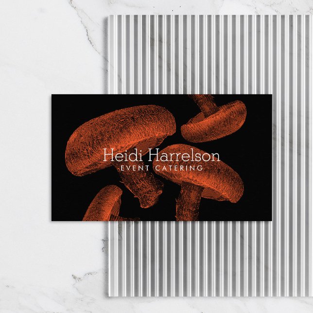 Tarjeta De Visita Naranja/negro de Ilustracion de impresión de panta (Subido por el creador)