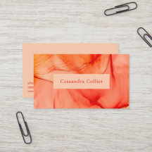 Naranja Rojo Moderno Resumen elegante