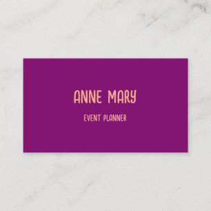 Tarjeta De Visita Naranja Rosa Profesional Moderno Peach Peach Girly