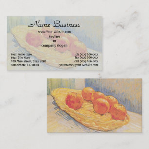Tarjeta De Visita Naranjas de Van Gogh - Arte Clásico de Naturaleza