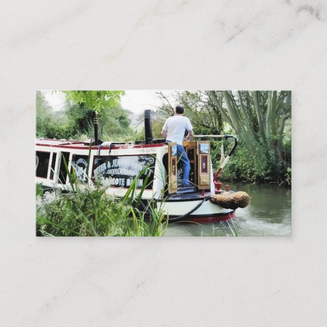 TARJETA DE VISITA NARROWBOATS (Anverso)
