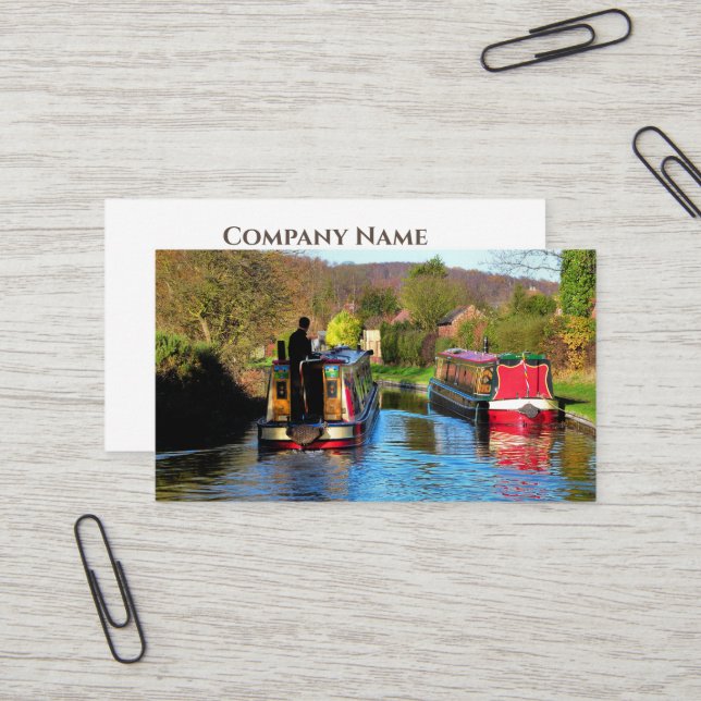 TARJETA DE VISITA NARROWBOATS (Anverso/Reverso In Situ)