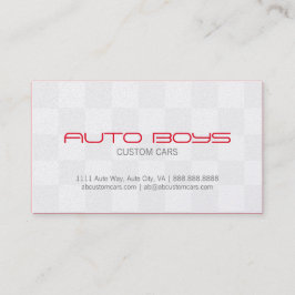 Tarjeta de visita - Nascar auto