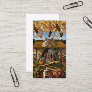 Tarjeta De Visita Natividad mística, 1500 por Sandro Botticelli