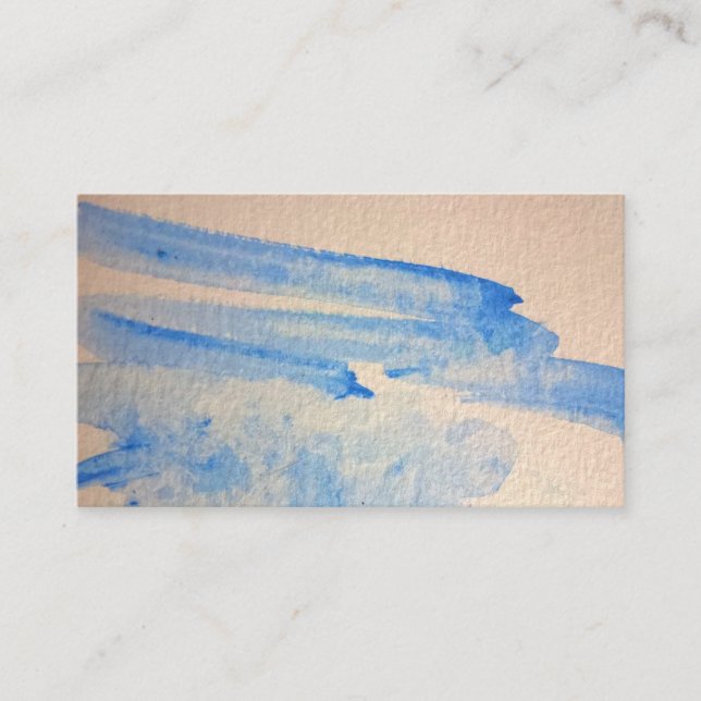 Tarjeta de visita natural del estilo de la textura (Anverso)