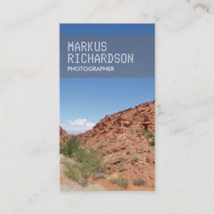 Tarjeta de visita NATURAL para fotógrafos