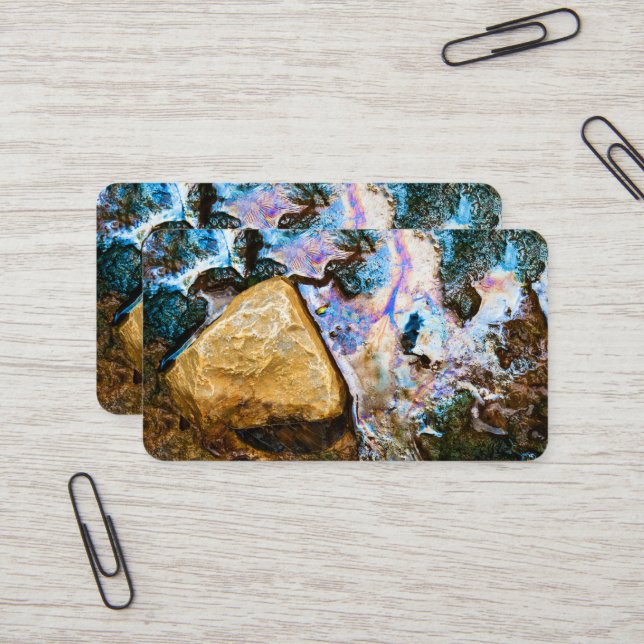 Tarjeta De Visita naturaleza abstracta todavía agua (Anverso/Reverso In Situ)