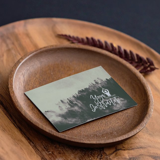 Tarjeta De Visita Naturaleza Bosque de Meditación Guión del instruct (Subido por el creador)