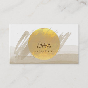 Tarjeta De Visita Naturaleza Color de la luna Paint Elegante Moda mo