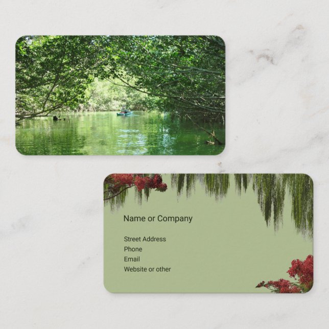 Tarjeta De Visita Naturaleza de Florida (Anverso / Reverso)