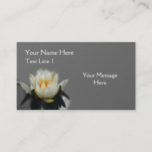 Tarjeta De Visita Naturaleza de la flor de las flores de las flores