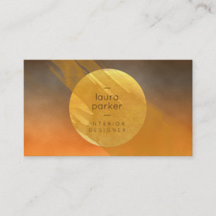 Tarjeta De Visita Naturaleza de la plataforma de color de agua amari