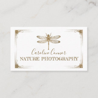 Tarjeta De Visita Naturaleza Fotografía de vida silvestre Golden Dra