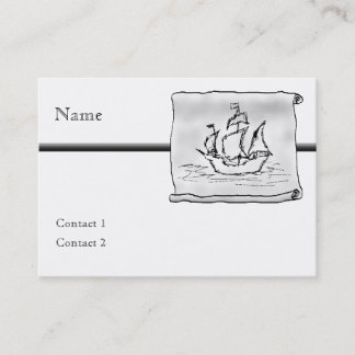 Tarjeta De Visita Nave de pirata