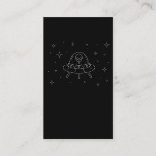 Tarjeta De Visita Nave espacial aliena de OVNI