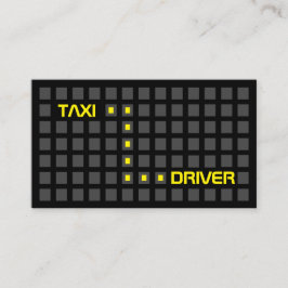 Tarjeta De Visita Navegador por las calles de la ciudad de taxistas