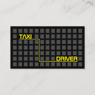 Tarjeta De Visita Navegador por las calles de la ciudad de taxistas 