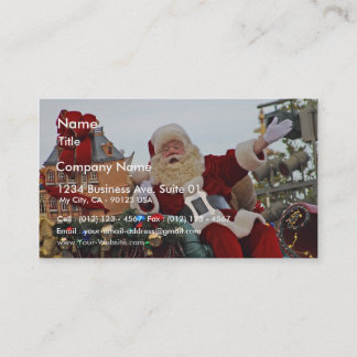 Tarjeta De Visita Navidad de Papá Noel