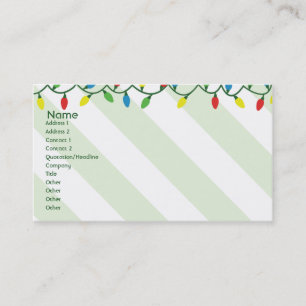 Tarjeta De Visita Navidad - negocio