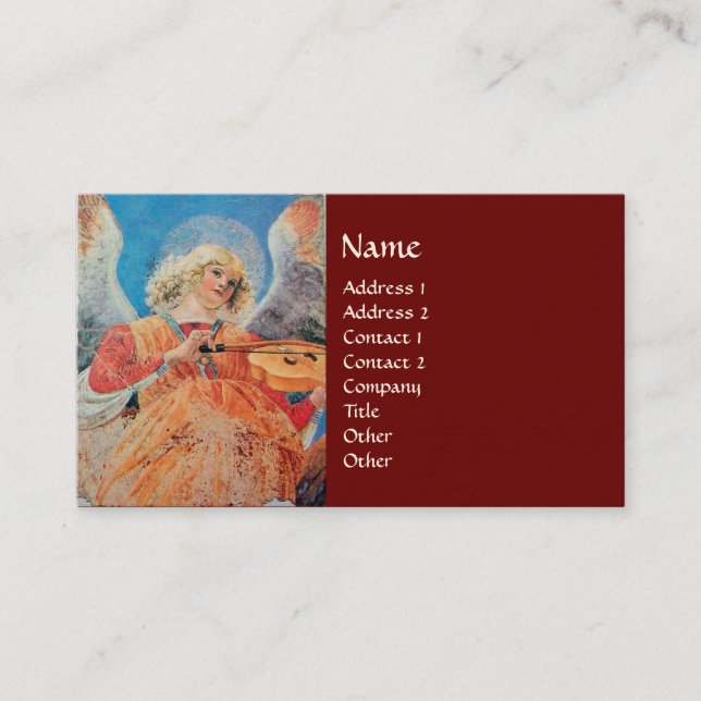TARJETA DE VISITA NAVIDADES ANGEL (Anverso)