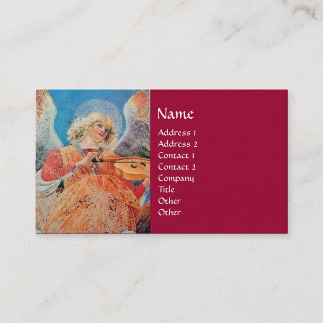 TARJETA DE VISITA NAVIDADES ANGEL (Anverso)