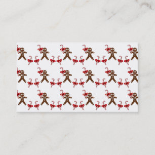 Tarjeta De Visita Navidades Bakery Gingerbread Candy