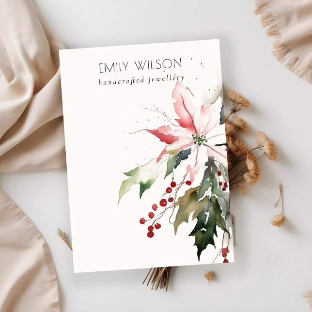 Tarjeta De Visita Navidades blandos Pantalla de joyería en blanco Po (Subido por el creador)