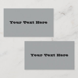 Tarjeta De Visita Navidades de clase color plateado de invierno sóli