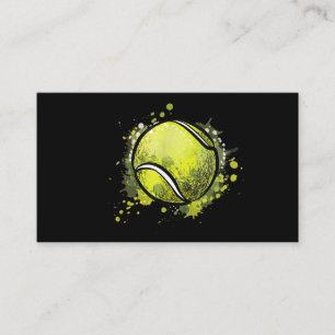 Tarjeta De Visita Navidades De Tenis Ball Deportes Y Tenis Lover