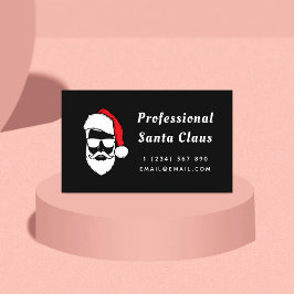 Tarjeta De Visita Navidades divertidos del moderno profesional de Sa