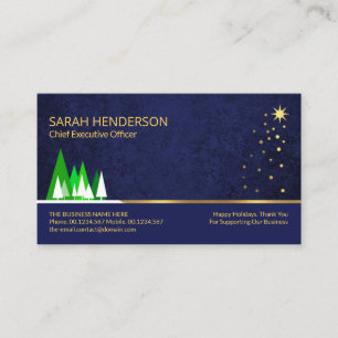 Tarjeta De Visita Navidades Feliz Navidad Greetings Startup CEO