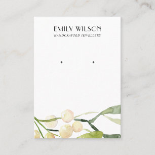 TARJETA DE VISITA NAVIDADES FESTIVOS NIEVEN BERRY STUD GANANDO PANTA