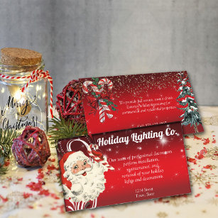 Tarjeta De Visita Navidades Holiday Decorating Company