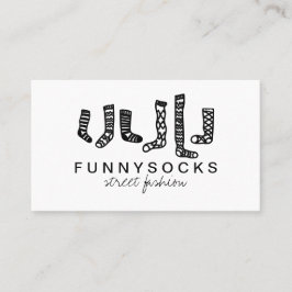 Tarjeta De Visita Navidades Personalizado almacén sock